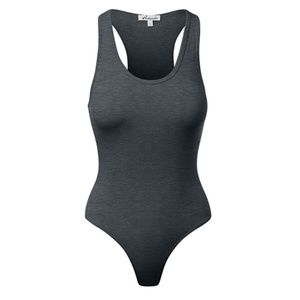 HATOPANTS Racerback Tank Top Bodysuit NWOT